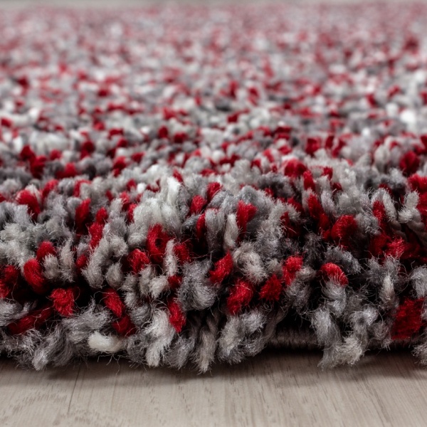 Enjoy Shaggy Red Rug